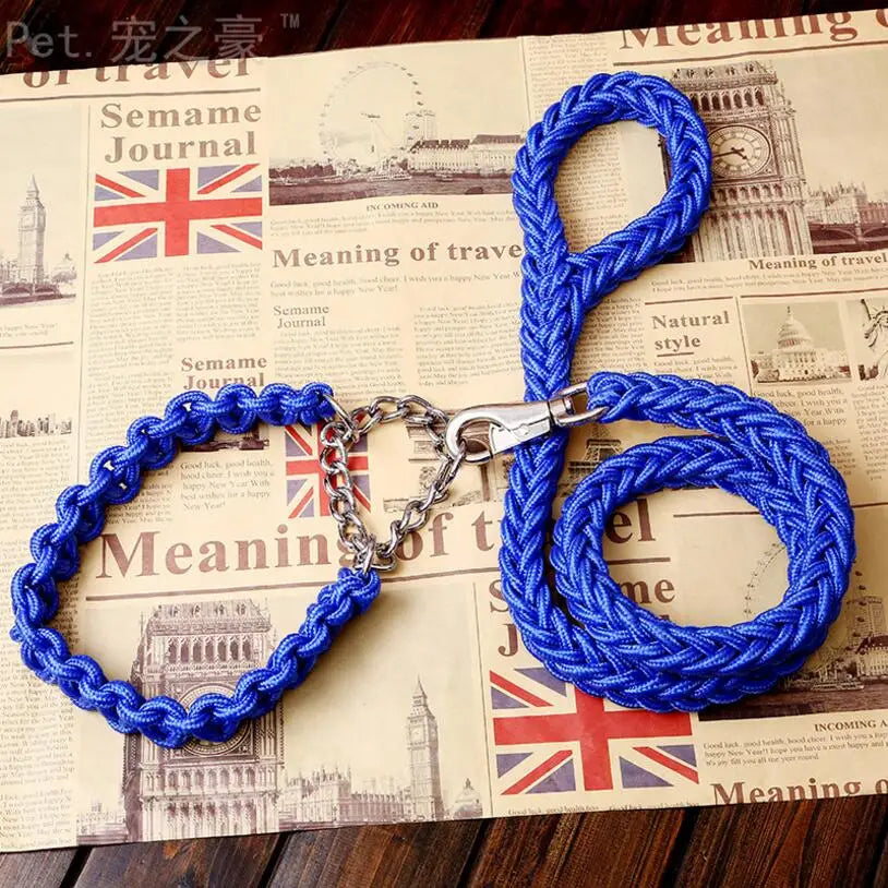 Double Strand Rope Large Dog Leashes