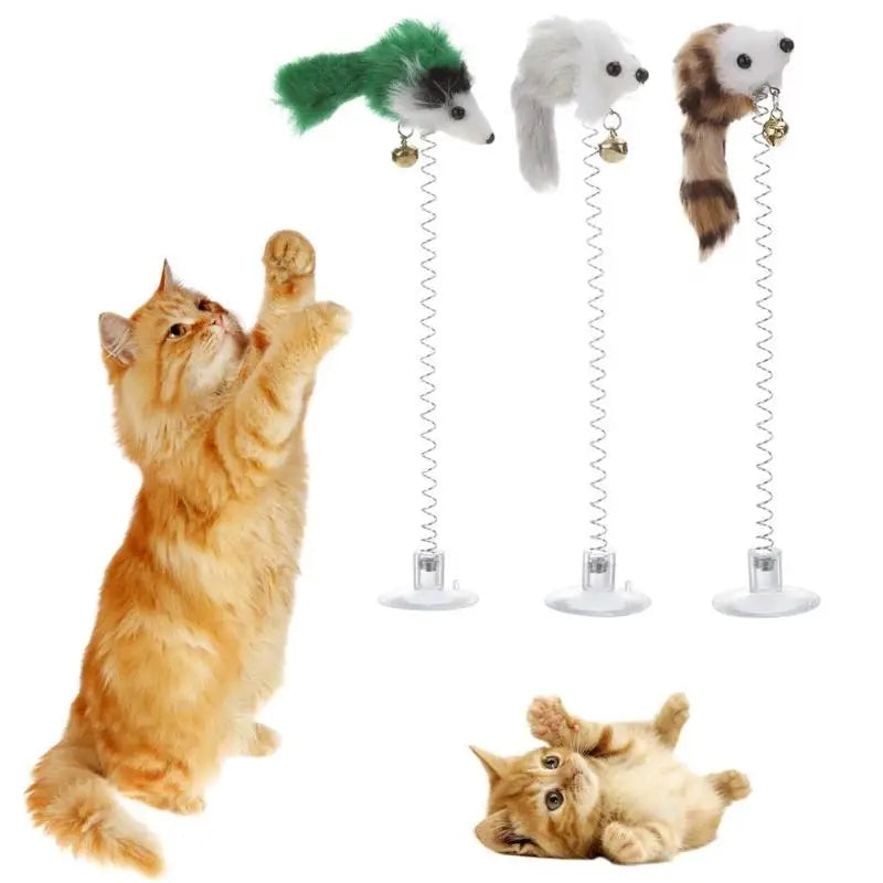 1/3Pcs Cartoon Pet Cat Toy Stick