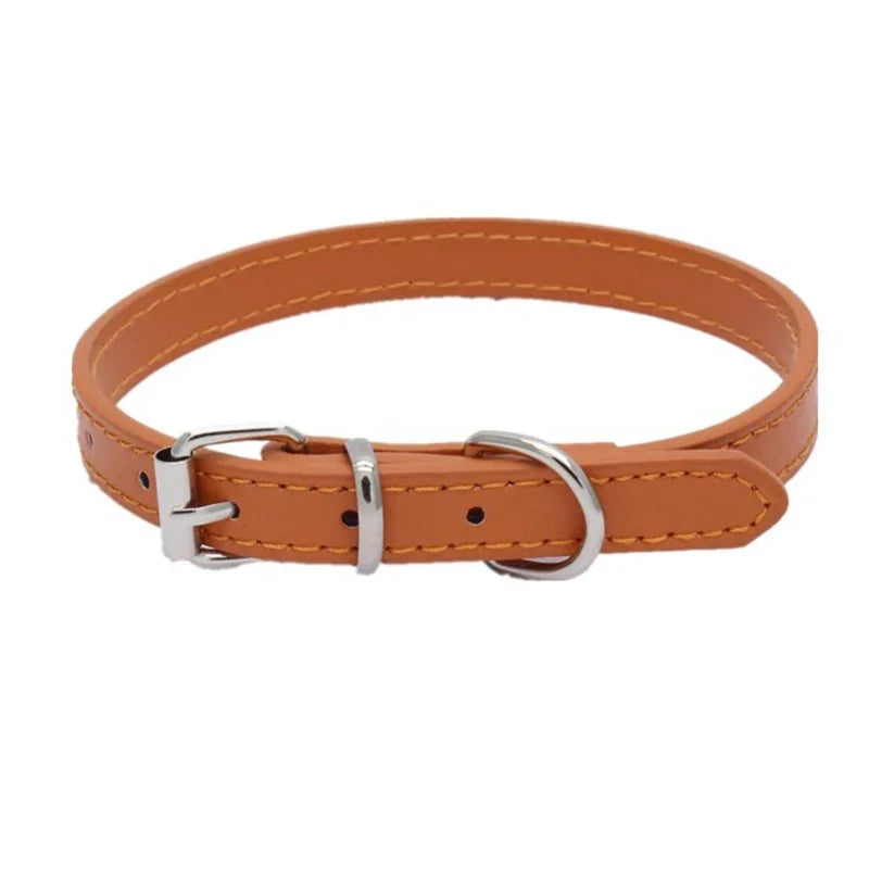 Leather Cat Collar Personalized Dat Collar