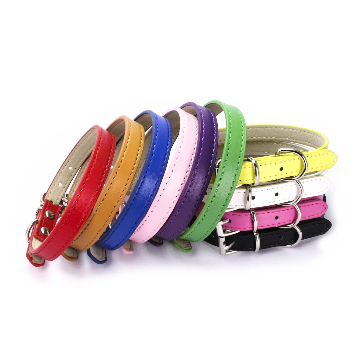 Leather Cat Collar Personalized Dat Collar