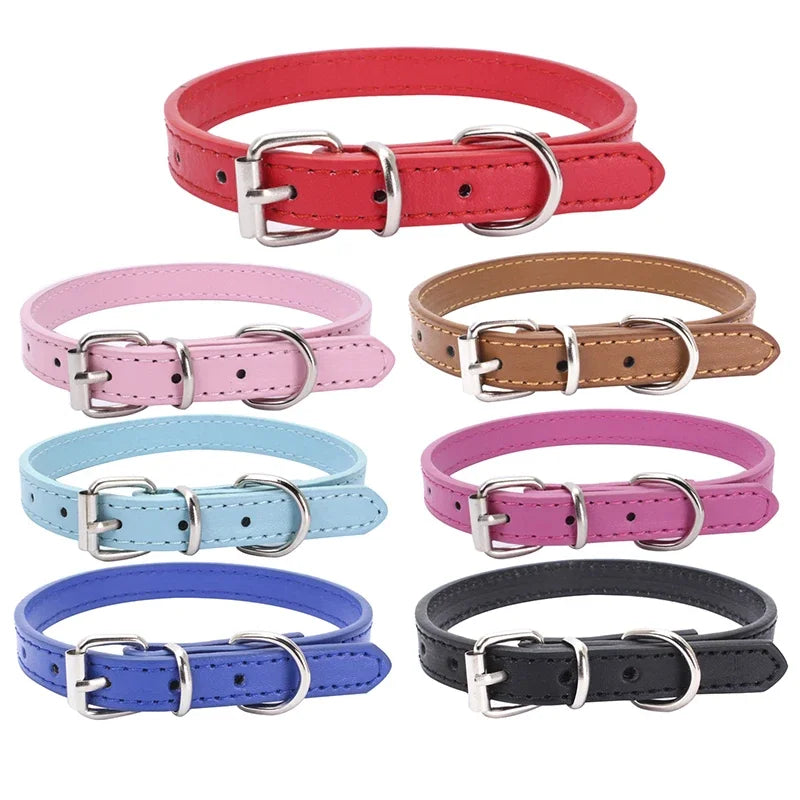 Leather Cat Collar Personalized Dat Collar